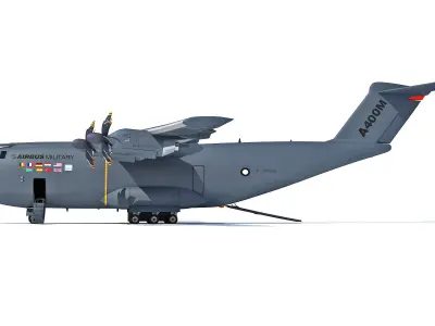 Atlas Airbus A400M Aircraft 3D model