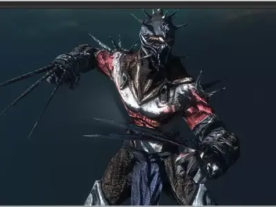 Underworld Warrior Low-poly 3D model