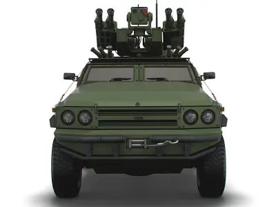 Generic MRAP Tkhir Starstreak 2022 3D model