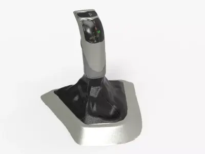 3 Series Automatic Gear Shift Knob Low-poly 3D model
