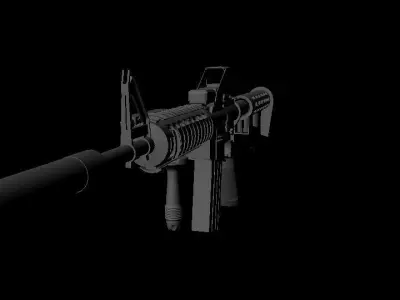 Maverick ar - rifle Free low-poly 3D model