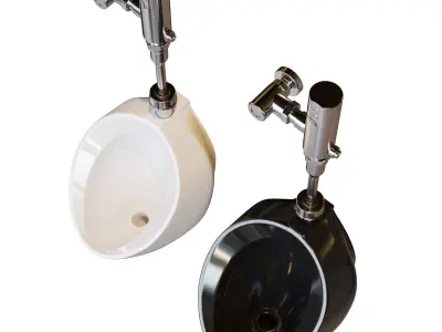 TOTO commercial washout urinal 3D model