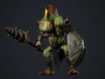 Murloc Low-poly 3D model
