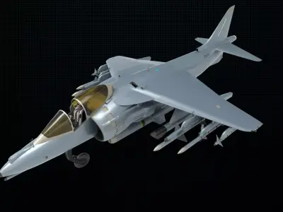 Harrier Jump Jet 3D model