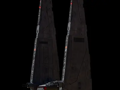 star wars command shuttle 3D model