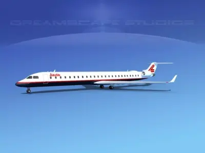 Bombardier CRJ1000 Lauda 3D model