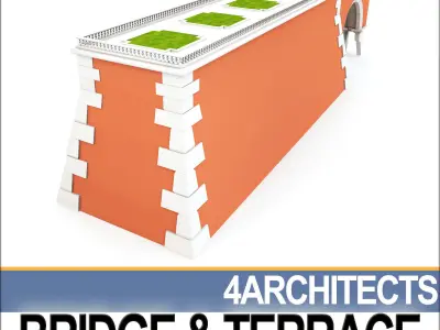 Bridge And Terrace 3D model