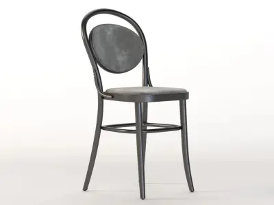 Michael Thonet 20 Era Commercial Bentwood Bar Chair 3D model