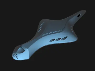 Alien Frigate Fuhar 3D model