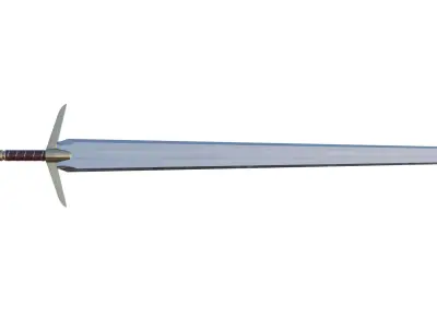 Medieval Long Sword 3D model