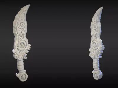 Stylized Sword 24 3D model