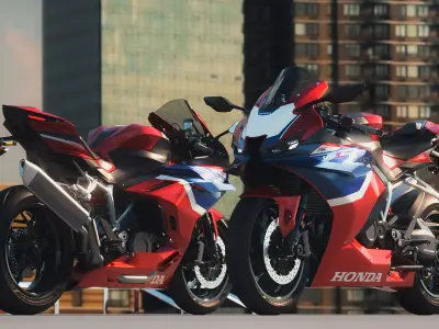 centerlock sportbike rear wheel 3D model