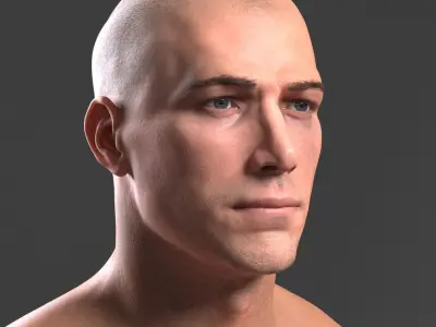 Realistic Man VRay 3D model