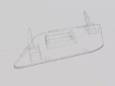 Audi Q3 Headlight washer cap 3D model