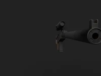 VSS Vintorez Low-poly 3D model