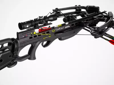  Hunting Crossbow Low-poly 3D model