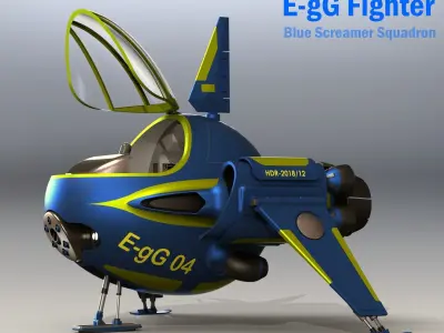 fighter aeroplane 3d model for games AP003 3D model