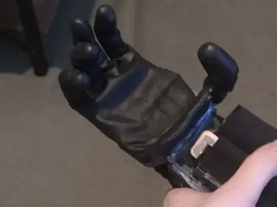 Prosthethic arm with EMG or Audio control Includes code Free 3D print model