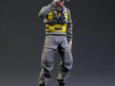 Combat Engineer Free 3D model