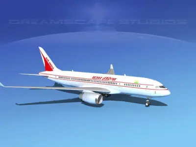Boeing 787-8 Air India 3D model