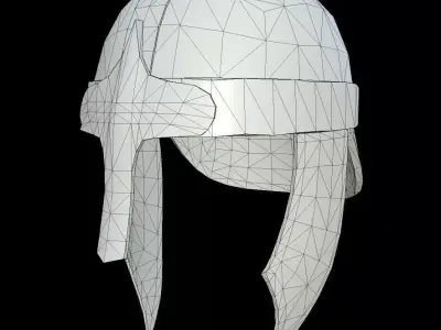 HIE Clean Helmet D180612 Low-poly 3D model