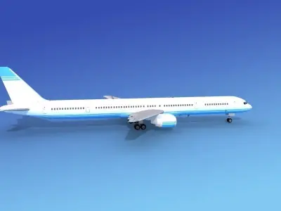 Boeing 757-300 Corporate 1 3D model