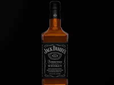 WHISKEY JACK DANIELS Free low-poly 3D model