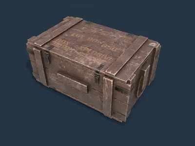 Dynamite Box  Low-poly 3D model