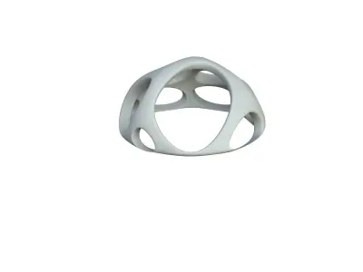 SciFi Cube Object No 55137 Low Poly Shape Low-poly 3D model