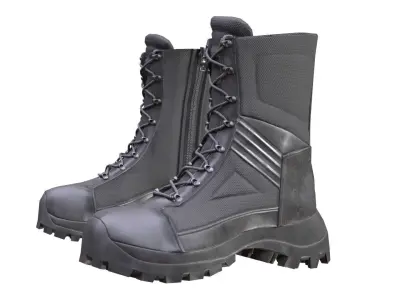 Military Boots 6 - All MH Bodies - UE5 Skeletons - Rigged Low-poly 3D model