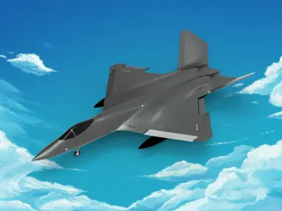 Northrop-McDonnell Douglas YF-23A Black Widow II 3D model