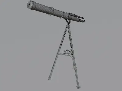 Free Telescope Model Free 3D model