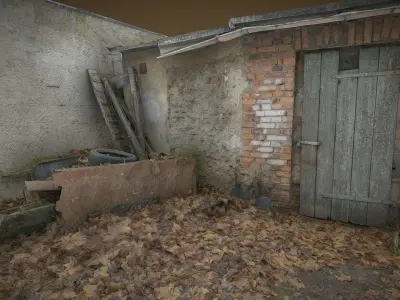 Historic storage rooms basements 3D model