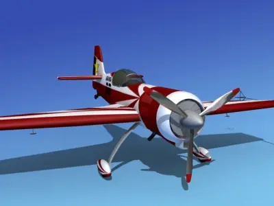 Sukhoi SU-26 Aerobat V12 3D model