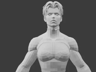 Anissa - Invincible serie High-PolyLOw -poly 3D model 3D model