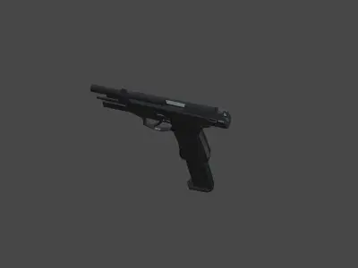 swat low poly rigged and anim Low-poly 3D model