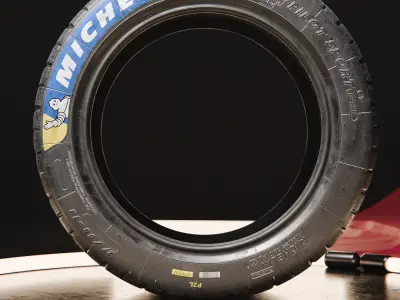 Michelin Pilot Sport GT P2L 27-68R18 High Detailed 3D model