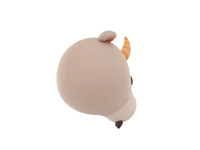 Prop138 Goat Head 3D model