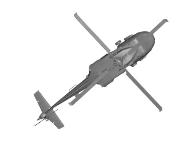 sirkorsky uh-60 black hawk 3D model