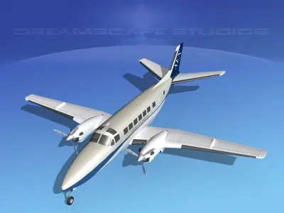 Beechcraft B99a Collection 3D model