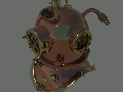 Low Poly Mark V Helium Low-poly 3D model