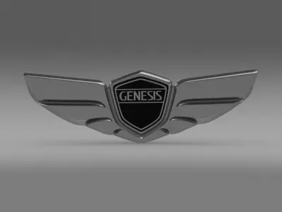 Genesis 3d logo 3D model
