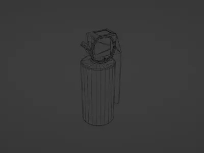 Flashbang grenade MK13 Free 3D model