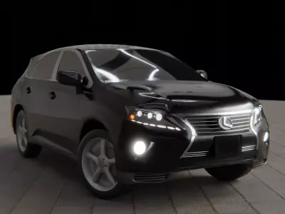  Lexus RX450h 3D model