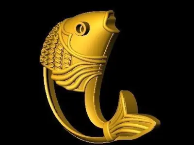 New Fish modeling 3Dm Free 3D print model