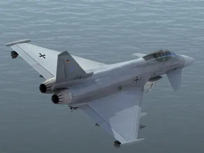 Typhoon Luftwaffe 3D model