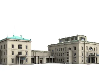 Villa Huegel Essen 3D model