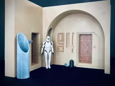 Docking Bay 94 Entrance Diorama 2 3D print model
