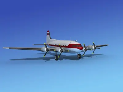 Boeing B307 Stratoliner Corporate 2 3D model