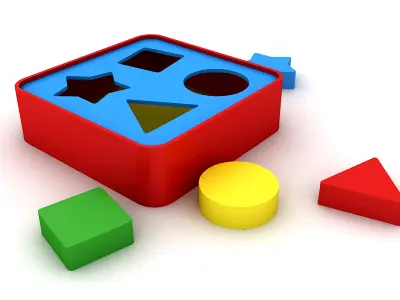 Kindergarten Door 3D model